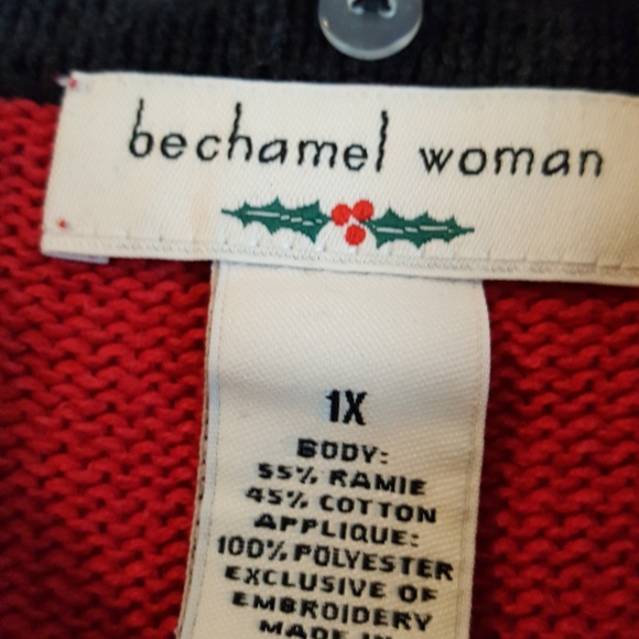 Bechamel Woman Fun Animal Print Sweater Vest - Picture 2 of 2